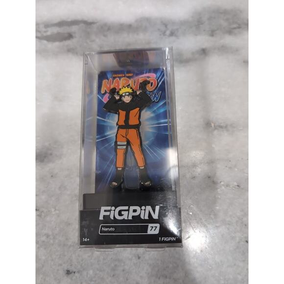 FiGPiN #77‎ Naruto Shippuden: Naruto Collectible Pin, Premium Display Case, Lock - Picture 1 of 4